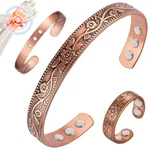 Copper Bracelets For Women And Ring 99% Pure Adjustabl.... Fixed Price $15.77.