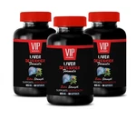 Milk Thistle Capsules - Liver Detoxifier Formula Dietary Supplement 3 Bottles. Fixed Price $52.25.