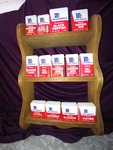 Mccormick & Spice Tins 13 With Wall Rack Solid Wood. Fixed Price $59.99.