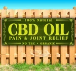 Cbd Pain And Joint Relief Natural Advertising Vinyl Banner Flag Sign Many Sizes. Fixed Price $99.19.