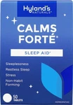 Hylands Calms Forte Homeopathic Sleep Aid 50 Tablets --. Fixed Price $13.95.