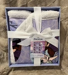 Disney Frozen Sherpa Back Kids Throw Blanket Plush Soft 46 X 60 Inches. Fixed Price $19.99.