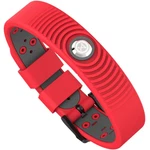 Proexl 18K Sports Magnetic Bracelet - Waterproof Breathable Strap Red Gray. Fixed Price $39.00.