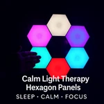 Calm Light Therapy Hexagon Panels Sleep Aid For Kids & Adults W/ Adhd Anxiety. Fixed Price $48.62.