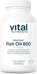 Vital Nutrients Ultra Pure Fish Oil 800 Omega 3 Lemon 90 Softgels. Fixed Price $52.56.