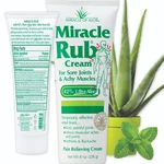 Miracle Rub Pain Relieving Cream 8 Oz Tube With 42% Ultra Aloe Relief From. Fixed Price $12.99.