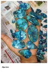 Natural Blue Azorite Mix Shape Cabochon Loose Gemstone Wholesale. Fixed Price $200.00.