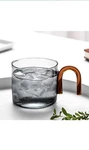 Tea Cup Heat Resistance Juice Water Drinks Drinkware 300ML Glass Coffee Mug. Fixed Price $11.09.