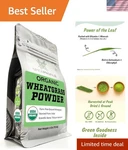 Lab Tested Gluten-free Organic Wheatgrass Powder 4OZ Healthy Lifestyle Boost. Fixed Price $12.99.