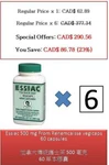 60 Essiac 500 Mg Vegicaps Traditional Herbal Supplement Support Immune System. Fixed Price $210.28.