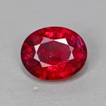 2.10 Cts Natural Rubelite Oval Shape Loose Gemstone From Brazil.. Fixed Price $99.99.